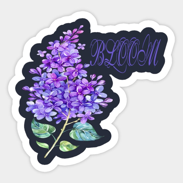 lilac Sticker by focusLBdesigns